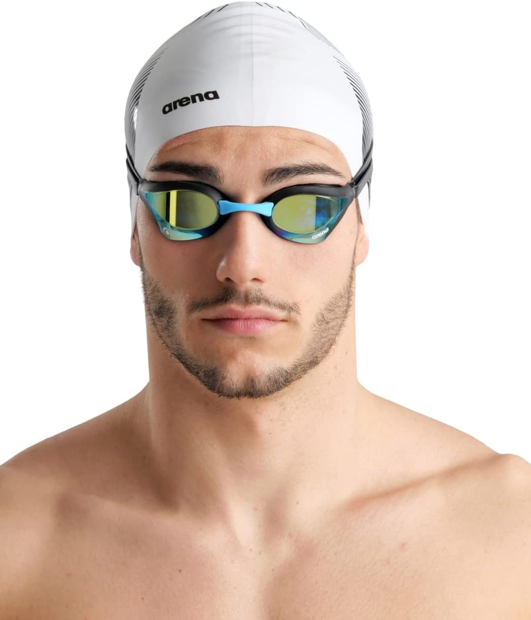 Unisex Cobra Core Swipe Anti-Fog Racing Swim Goggles for Men and Women Polycarbonate Mirror/Non-Mirror Lens