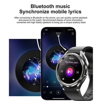 New Bluetooth Call Fashion Smart Watch 6 Classic Men'S Outdoor Sports Fitness Full Screen Touch Health Monitoring Smartwatches